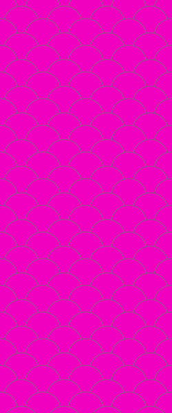 Pink Fishscales Tile Acrylic Shower Panel 2440mm x 1220mm (3mm Thick) - CladdTech