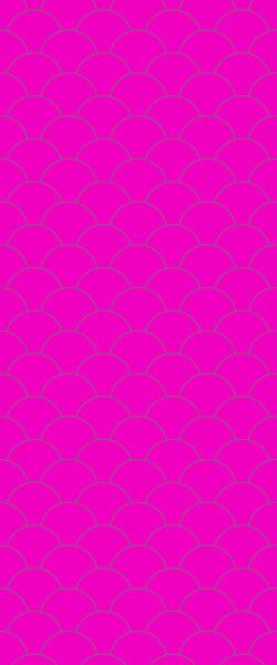 Pink Fishscales Tile Acrylic Shower Panel 2440mm x 1220mm (3mm Thick) - CladdTech