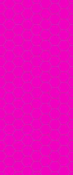 Pink Hexagon Tile Acrylic Wall Panel 2440mm x 1220mm (3mm Thick) - CladdTech