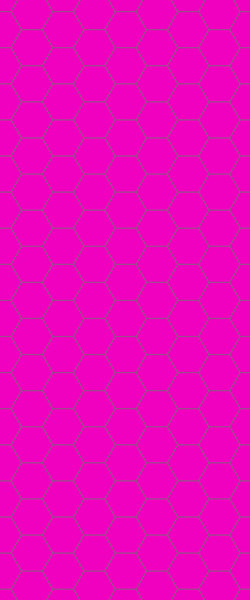 Pink Hexagon Tile Acrylic Wall Panel 2440mm x 1220mm (3mm Thick) - CladdTech