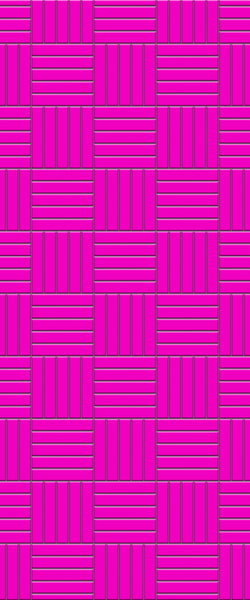 Pink Mosaic Tile Acrylic Shower Wall Panel 2440mm x 1220mm ( 3mm Thick) - CladdTech