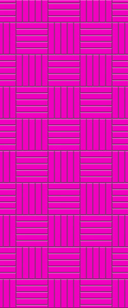 Pink Mosaic Tile Acrylic Shower Wall Panel 2440mm x 1220mm ( 3mm Thick) - CladdTech