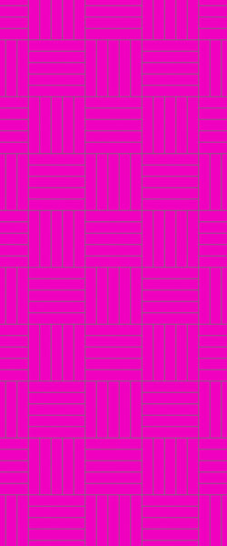 Pink Mosaic Tile Acrylic Shower Wall Panel 2440mm x 1220mm ( 3mm Thick) - CladdTech