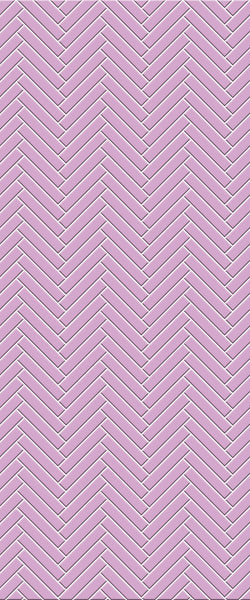 Pink Double Herringbone Tile Acrylic Shower Panel 2440mm x 1220mm ( 3mm Thick) - CladdTech
