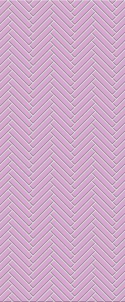 Pink Double Herringbone Tile Acrylic Shower Panel 2440mm x 1220mm ( 3mm Thick) - CladdTech