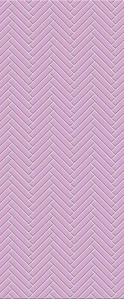 Pink Double Herringbone Tile Acrylic Shower Panel 2440mm x 1220mm ( 3mm Thick) - CladdTech