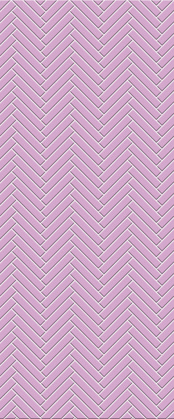 Pink Double Herringbone Tile Acrylic Shower Panel 2440mm x 1220mm ( 3mm Thick) - CladdTech