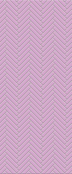Pink Double Herringbone Tile Acrylic Shower Panel 2440mm x 1220mm ( 3mm Thick) - CladdTech