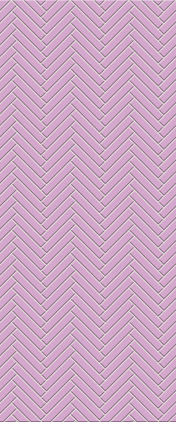 Pink Double Herringbone Tile Acrylic Shower Panel 2440mm x 1220mm ( 3mm Thick) - CladdTech