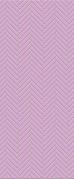 Pink Double Herringbone Tile Acrylic Shower Panel 2440mm x 1220mm ( 3mm Thick) - CladdTech