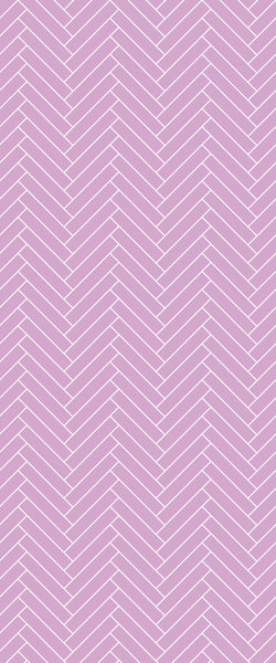 Pink Double Herringbone Tile Acrylic Shower Panel 2440mm x 1220mm ( 3mm Thick) - CladdTech