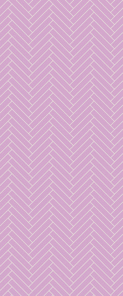 Pink Double Herringbone Tile Acrylic Shower Panel 2440mm x 1220mm ( 3mm Thick) - CladdTech