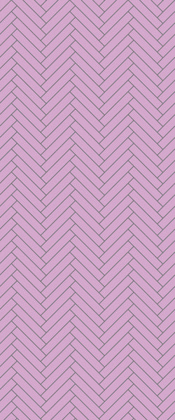 Pink Double Herringbone Tile Acrylic Shower Panel 2440mm x 1220mm ( 3mm Thick) - CladdTech