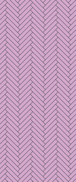 Pink Double Herringbone Tile Acrylic Shower Panel 2440mm x 1220mm ( 3mm Thick) - CladdTech