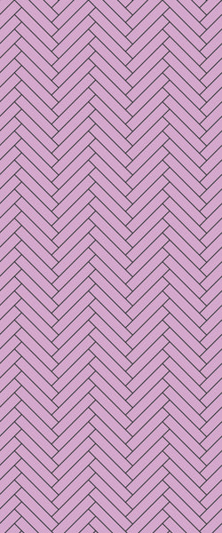 Pink Double Herringbone Tile Acrylic Shower Panel 2440mm x 1220mm ( 3mm Thick) - CladdTech