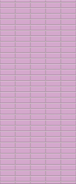 Pink Horizontal Block Tile Acrylic Shower Panel 2440mm x 1220mm ( 3mm Thick) - CladdTech