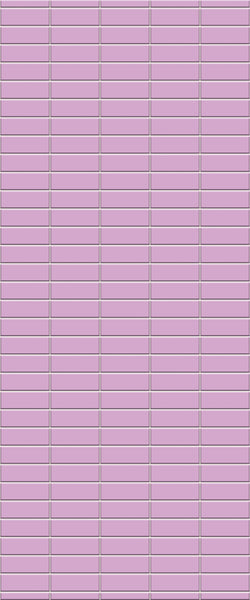Pink Horizontal Block Tile Acrylic Shower Panel 2440mm x 1220mm ( 3mm Thick) - CladdTech