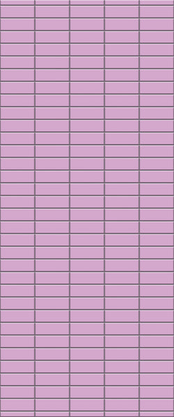 Pink Horizontal Block Tile Acrylic Shower Panel 2440mm x 1220mm ( 3mm Thick) - CladdTech