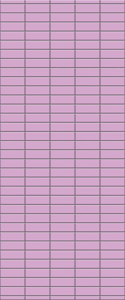 Pink Horizontal Block Tile Acrylic Shower Panel 2440mm x 1220mm ( 3mm Thick) - CladdTech