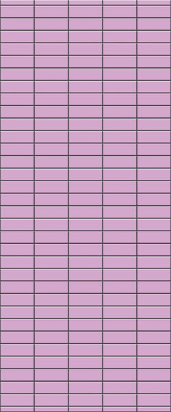 Pink Horizontal Block Tile Acrylic Shower Panel 2440mm x 1220mm ( 3mm Thick) - CladdTech