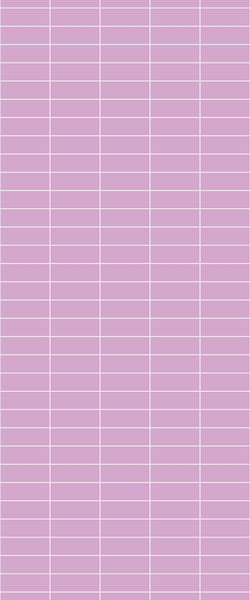 Pink Horizontal Block Tile Acrylic Shower Panel 2440mm x 1220mm ( 3mm Thick) - CladdTech