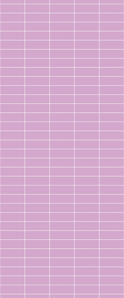 Pink Horizontal Block Tile Acrylic Shower Panel 2440mm x 1220mm ( 3mm Thick) - CladdTech