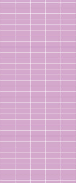 Pink Horizontal Block Tile Acrylic Shower Panel 2440mm x 1220mm ( 3mm Thick) - CladdTech