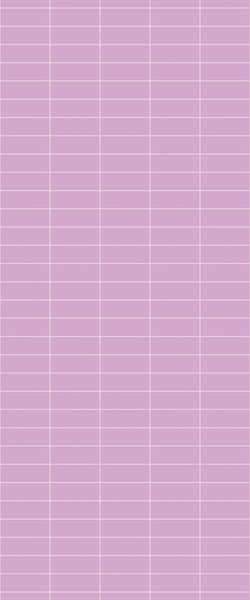 Pink Horizontal Block Tile Acrylic Shower Panel 2440mm x 1220mm ( 3mm Thick) - CladdTech