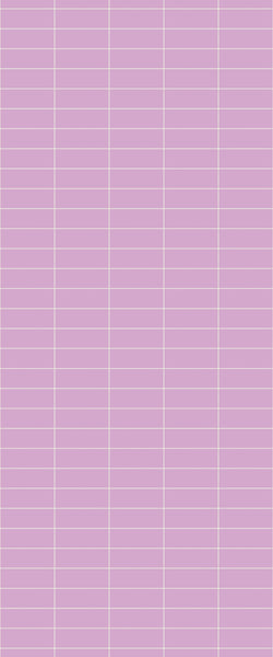 Pink Horizontal Block Tile Acrylic Shower Panel 2440mm x 1220mm ( 3mm Thick) - CladdTech