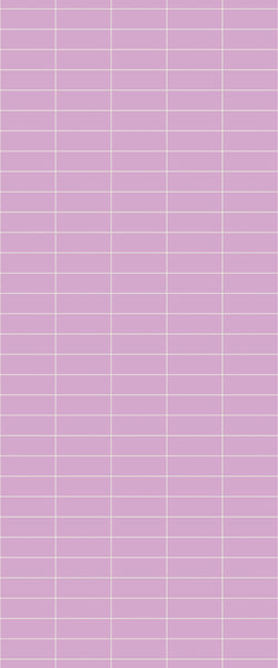 Pink Horizontal Block Tile Acrylic Shower Panel 2440mm x 1220mm ( 3mm Thick) - CladdTech