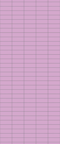 Pink Horizontal Block Tile Acrylic Shower Panel 2440mm x 1220mm ( 3mm Thick) - CladdTech