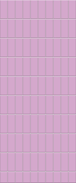 Pink Vertical Block Tile Acrylic Shower Panel 2440mm x 1220mm ( 3mm Thick) - CladdTech