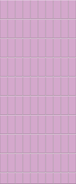 Pink Vertical Block Tile Acrylic Shower Panel 2440mm x 1220mm ( 3mm Thick) - CladdTech