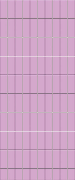 Pink Vertical Block Tile Acrylic Shower Panel 2440mm x 1220mm ( 3mm Thick) - CladdTech