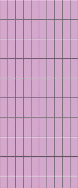 Pink Vertical Block Tile Acrylic Shower Panel 2440mm x 1220mm ( 3mm Thick) - CladdTech