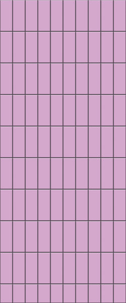 Pink Vertical Block Tile Acrylic Shower Panel 2440mm x 1220mm ( 3mm Thick) - CladdTech