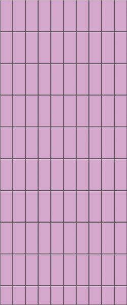 Pink Vertical Block Tile Acrylic Shower Panel 2440mm x 1220mm ( 3mm Thick) - CladdTech