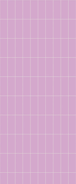 Pink Vertical Block Tile Acrylic Shower Panel 2440mm x 1220mm ( 3mm Thick) - CladdTech