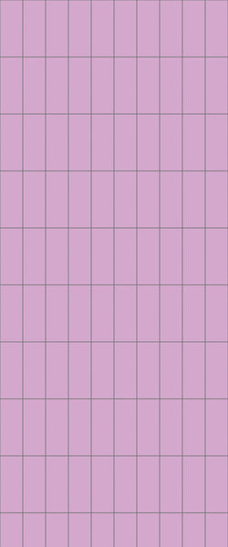 Pink Vertical Block Tile Acrylic Shower Panel 2440mm x 1220mm ( 3mm Thick) - CladdTech