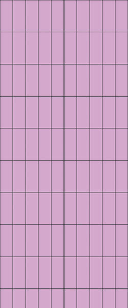 Pink Vertical Block Tile Acrylic Shower Panel 2440mm x 1220mm ( 3mm Thick) - CladdTech