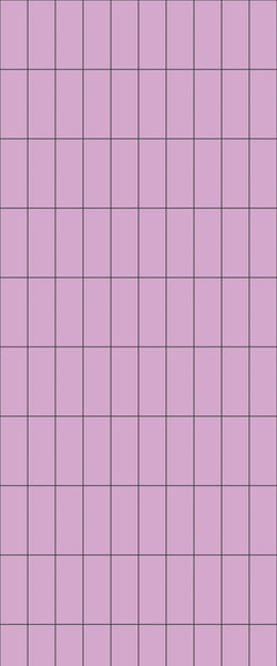 Pink Vertical Block Tile Acrylic Shower Panel 2440mm x 1220mm ( 3mm Thick) - CladdTech