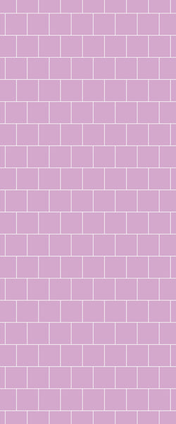 Pink Large Square's Tile Acrylic Shower Wall Panel 2440mm x 1220mm ( 3mm Thick) - CladdTech