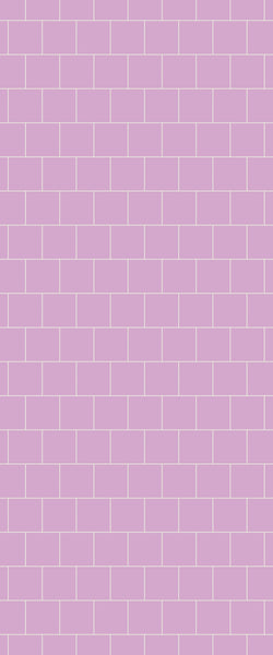 Pink Large Square's Tile Acrylic Shower Wall Panel 2440mm x 1220mm ( 3mm Thick) - CladdTech