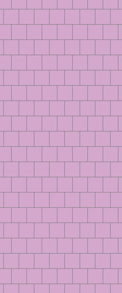 Pink Large Square's Tile Acrylic Shower Wall Panel 2440mm x 1220mm ( 3mm Thick) - CladdTech