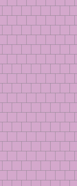 Pink Large Square's Tile Acrylic Shower Wall Panel 2440mm x 1220mm ( 3mm Thick) - CladdTech