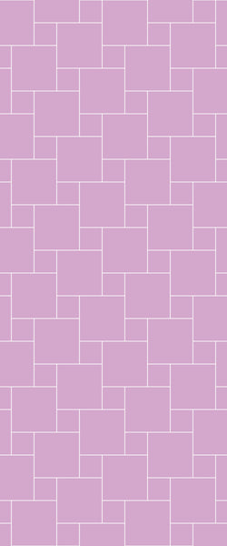 Pink Pin Wheel Tile Acrylic Shower Wall Panel 2440mm x 1220mm ( 3mm Thick) - CladdTech