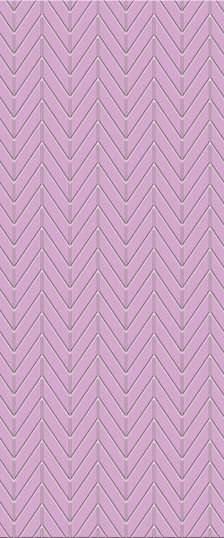 Pink Chevron Tile Acrylic Shower Wall Panel 2440mm x 1220mm ( 3mm Thick) - CladdTech