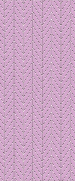 Pink Chevron Tile Acrylic Shower Wall Panel 2440mm x 1220mm ( 3mm Thick) - CladdTech