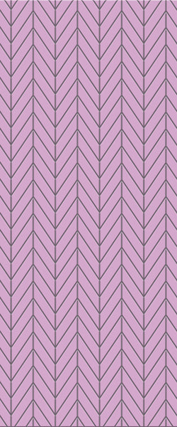 Pink Chevron Tile Acrylic Shower Wall Panel 2440mm x 1220mm ( 3mm Thick) - CladdTech