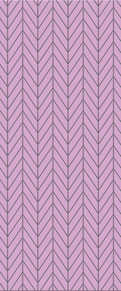 Pink Chevron Tile Acrylic Shower Wall Panel 2440mm x 1220mm ( 3mm Thick) - CladdTech